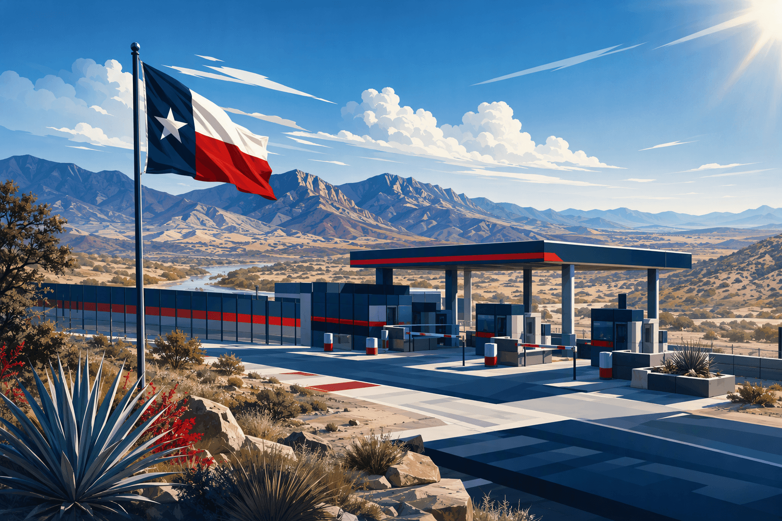 Border Security Reimbursement - illustration, Jake Team LLC