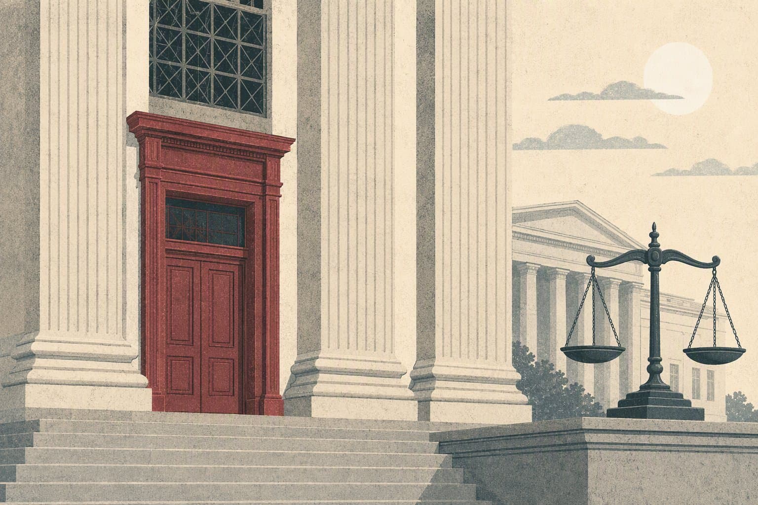 Collin County courthouse - illustration, Jake Team LLC
