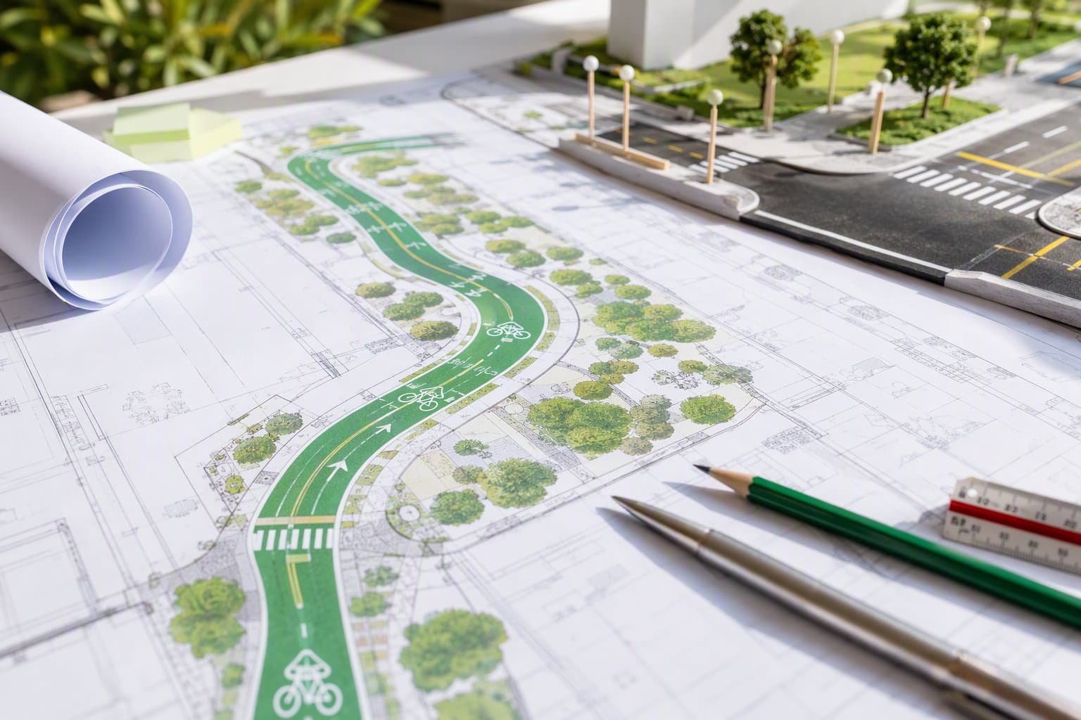 Bicycle Planning - illustration, Jake Team LLC