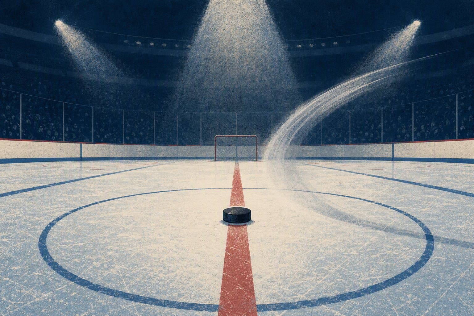 Hockey Shootout - illustration, Jake Team LLC