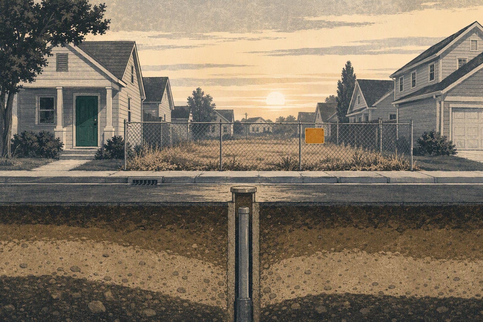 Hidden Infrastructure - illustration, Jake Team LLC