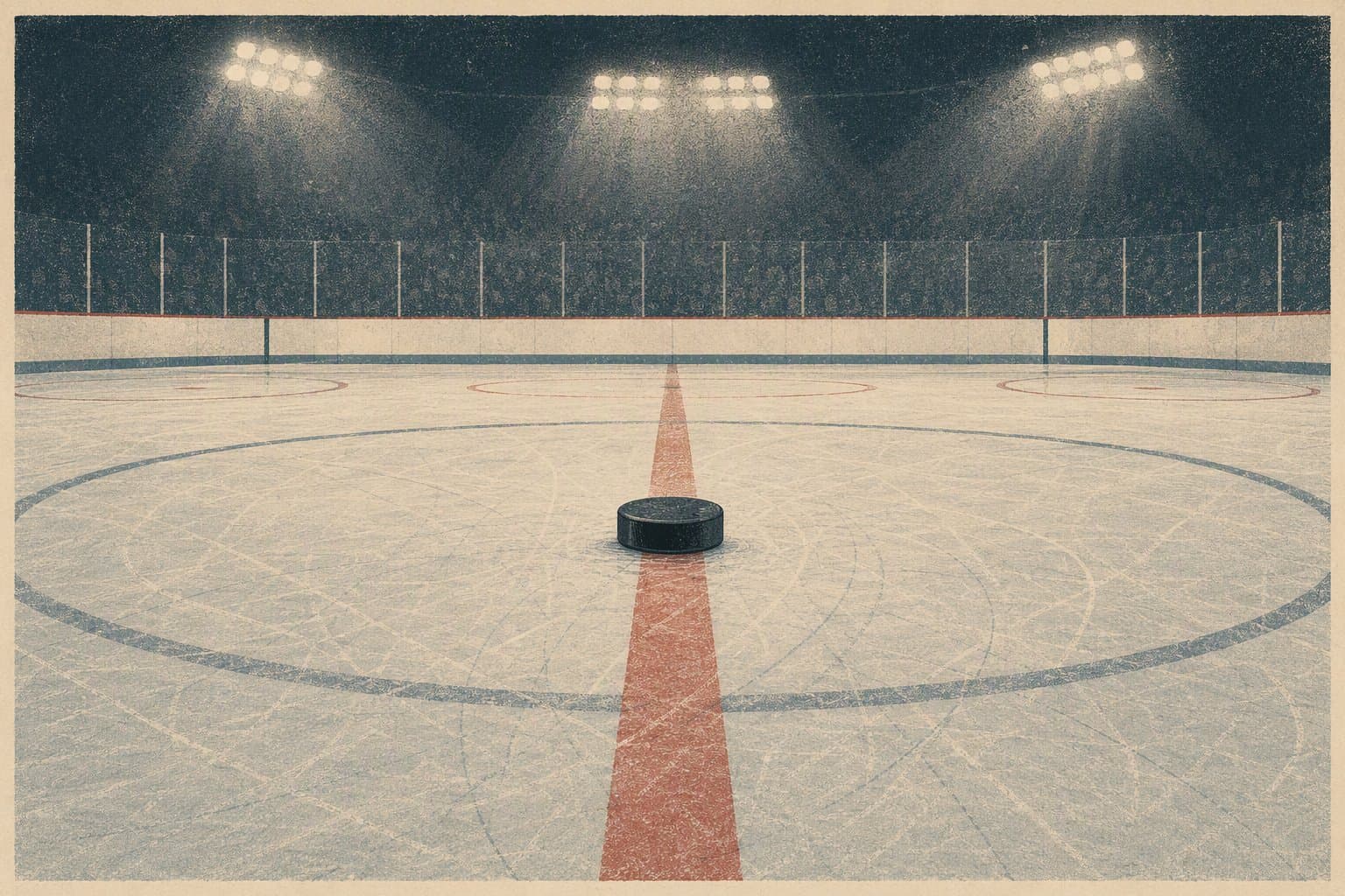 Overtime hockey victory - illustration, Jake Team LLC