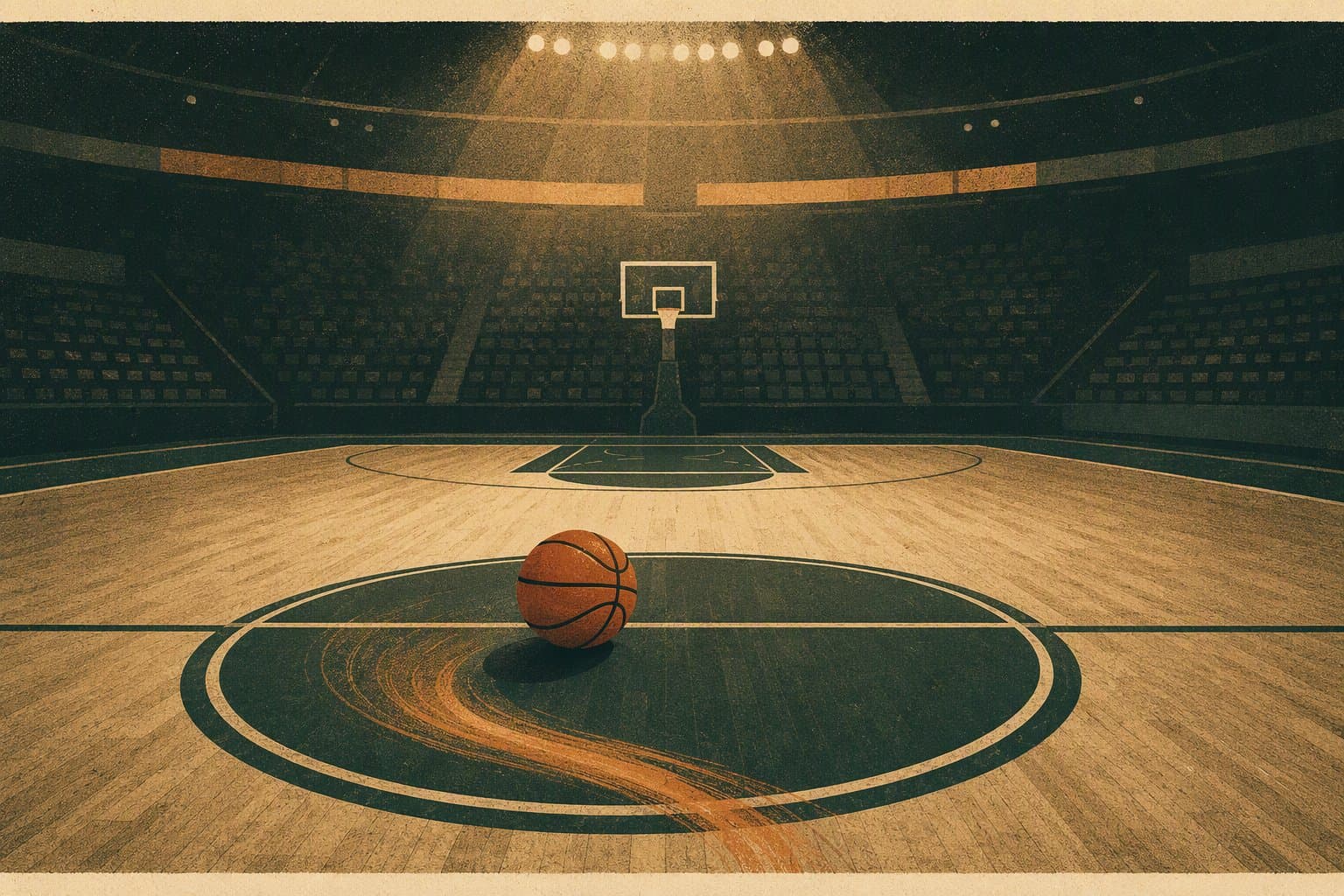 Basketball Season Opener - illustration, Jake Team LLC