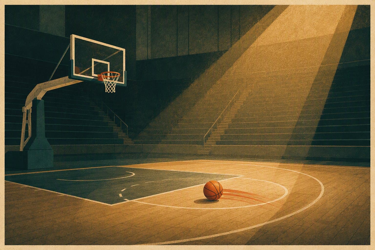 Basketball Triumph - illustration, Jake Team LLC