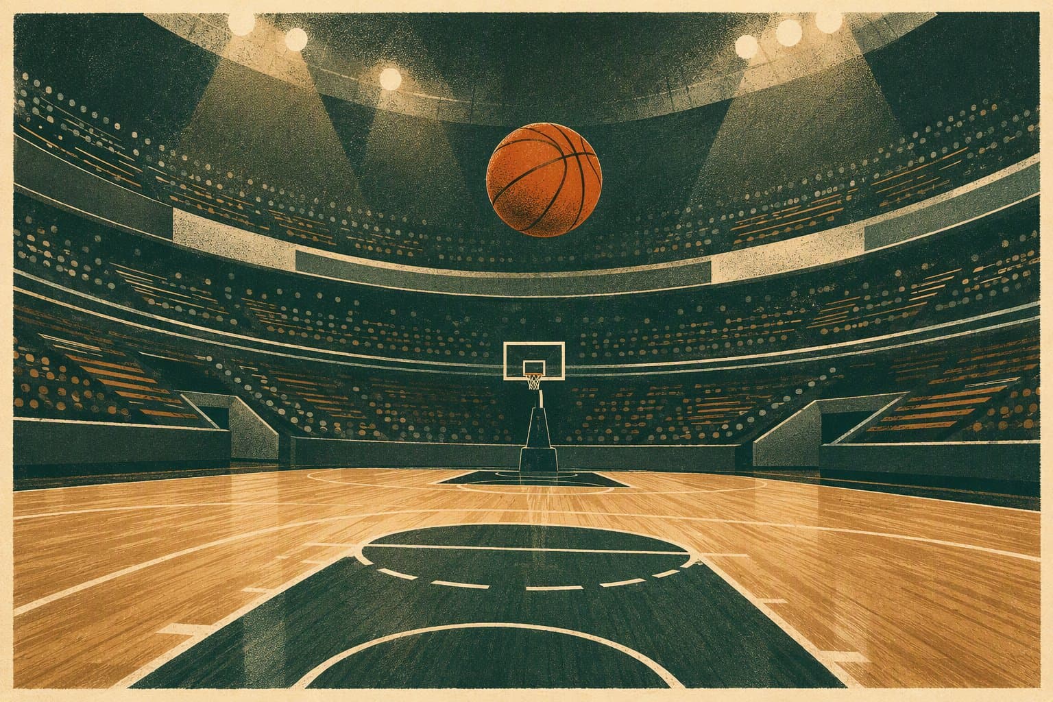 NBA Basketball Duel - illustration, Jake Team LLC