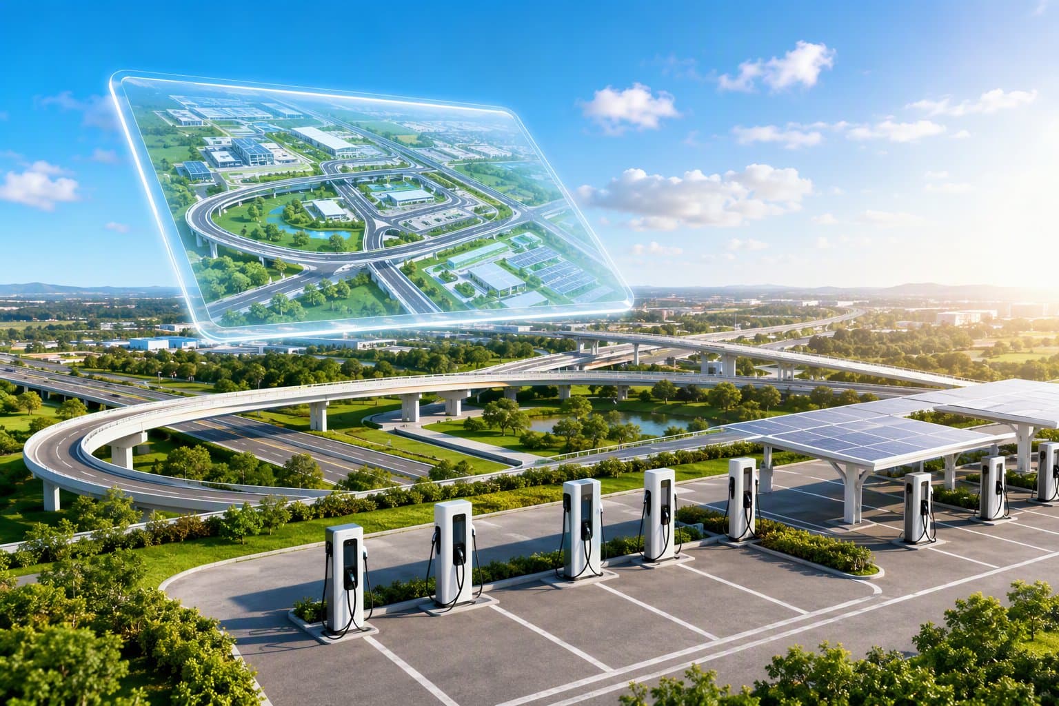 EV Infrastructure Plan - illustration, Jake Team LLC