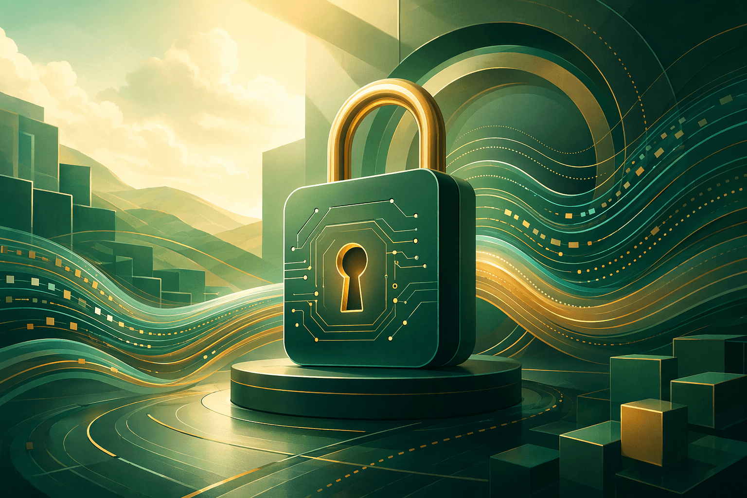 Data security - illustration, Jake Team LLC