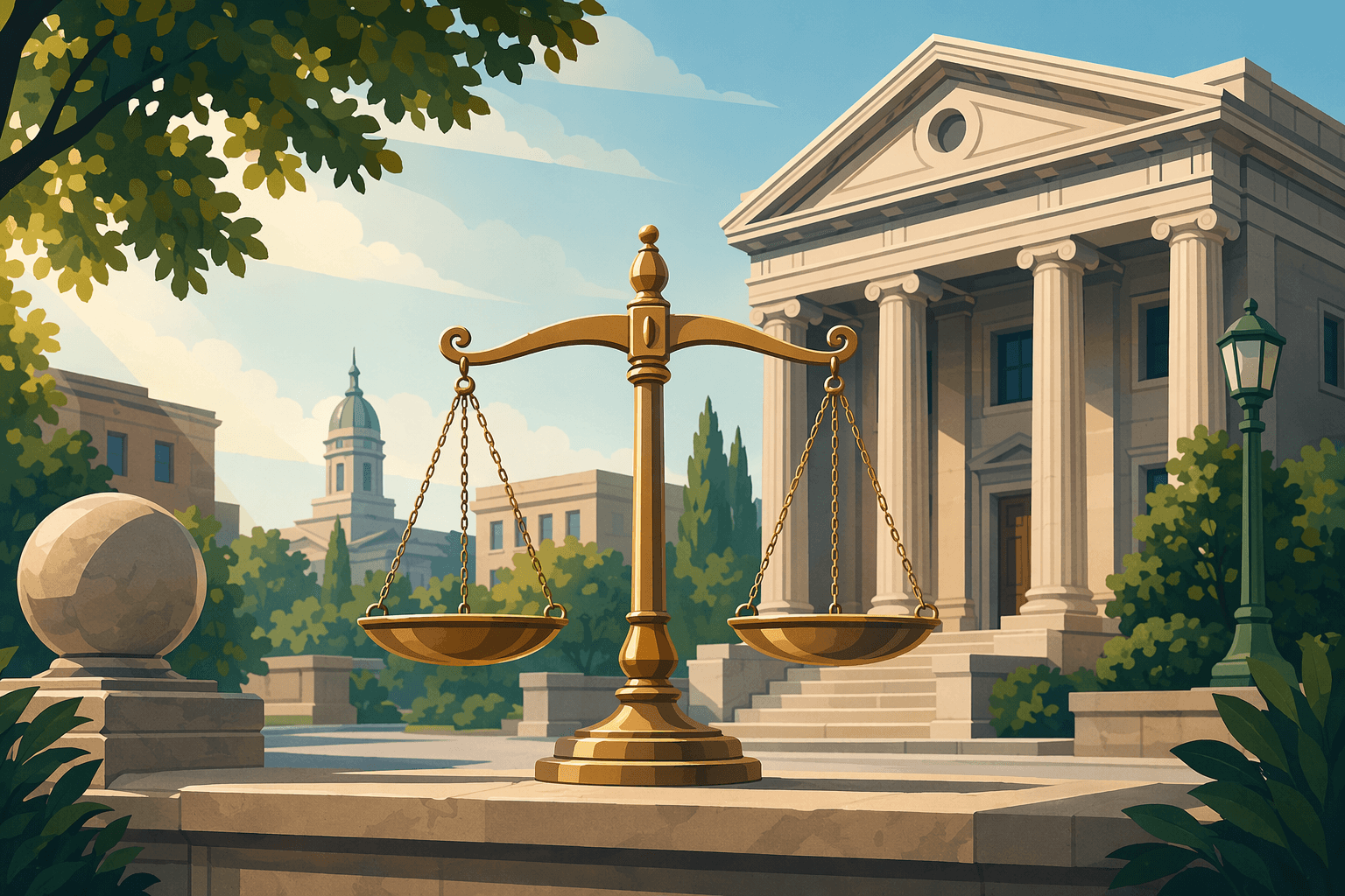 Justice Served - illustration, Jake Team LLC