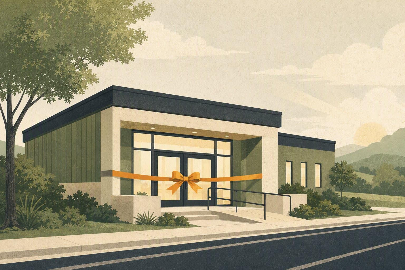 rest stop expansion - illustration, Jake Team LLC