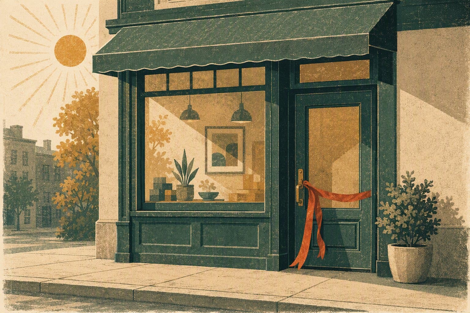 New Business Opening - illustration, Jake Team LLC