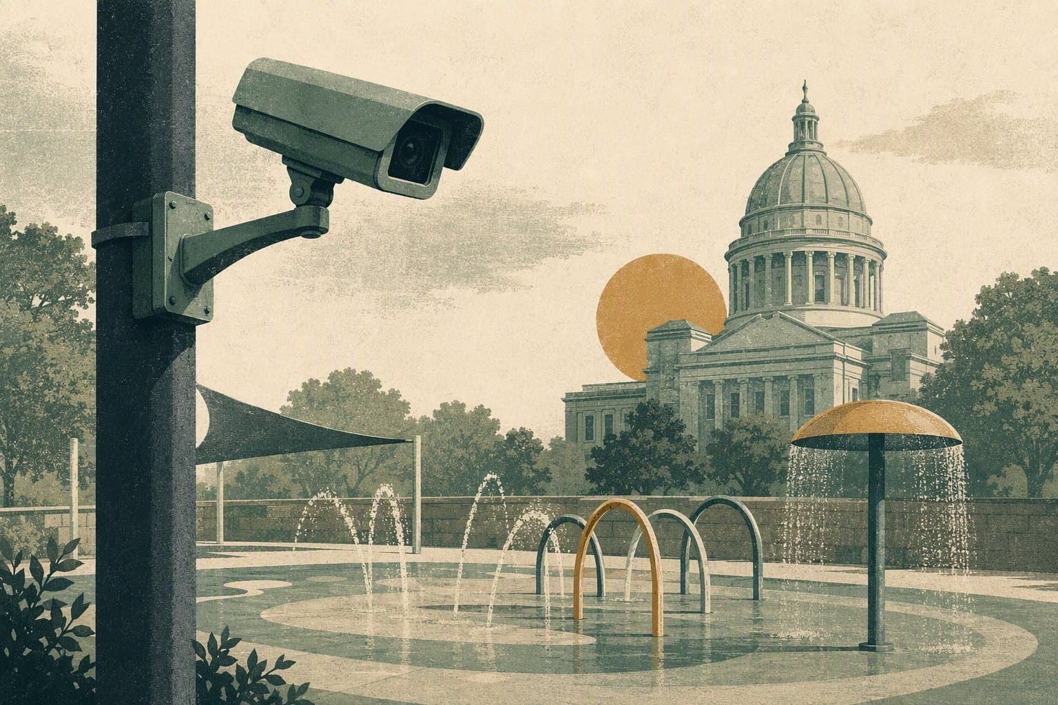 Civic Surveillance - illustration, Jake Team LLC