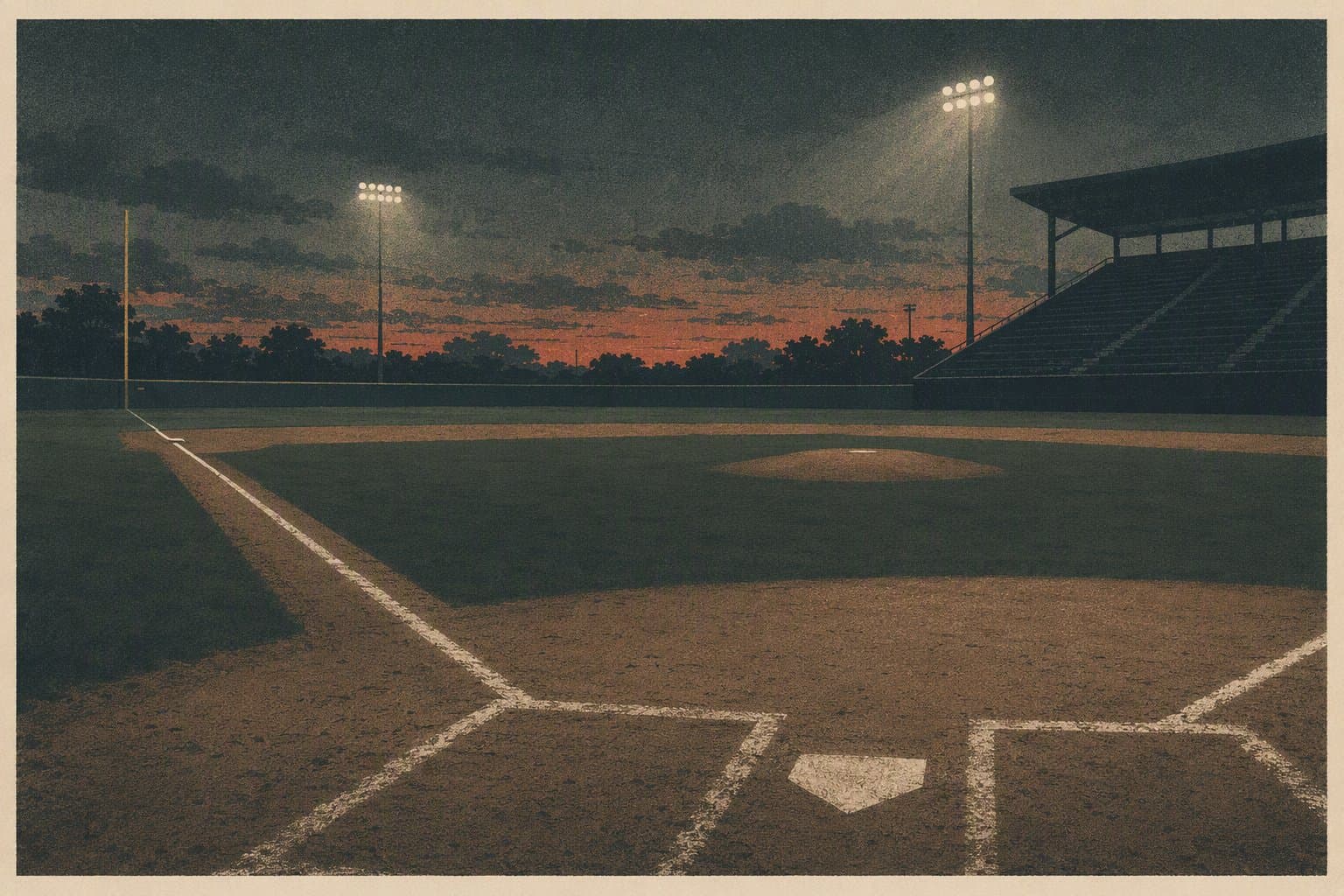 baseball stadium - illustration, Jake Team LLC