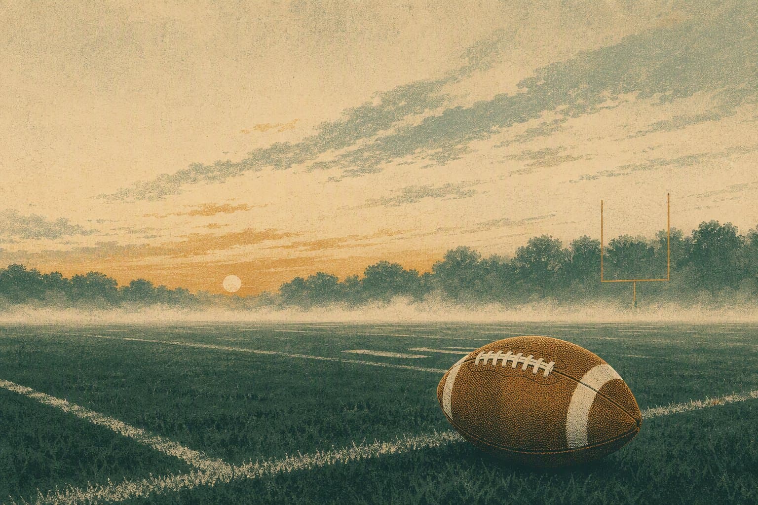 college football victory - illustration, Jake Team LLC