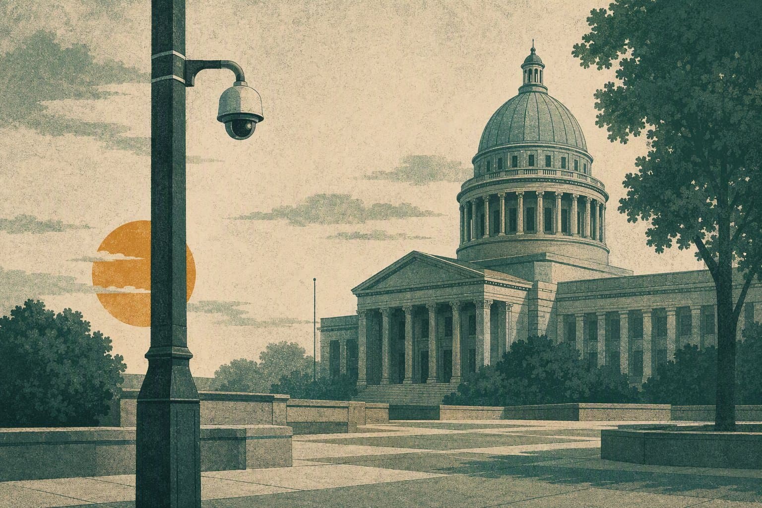 Civic Surveillance - illustration, Jake Team LLC