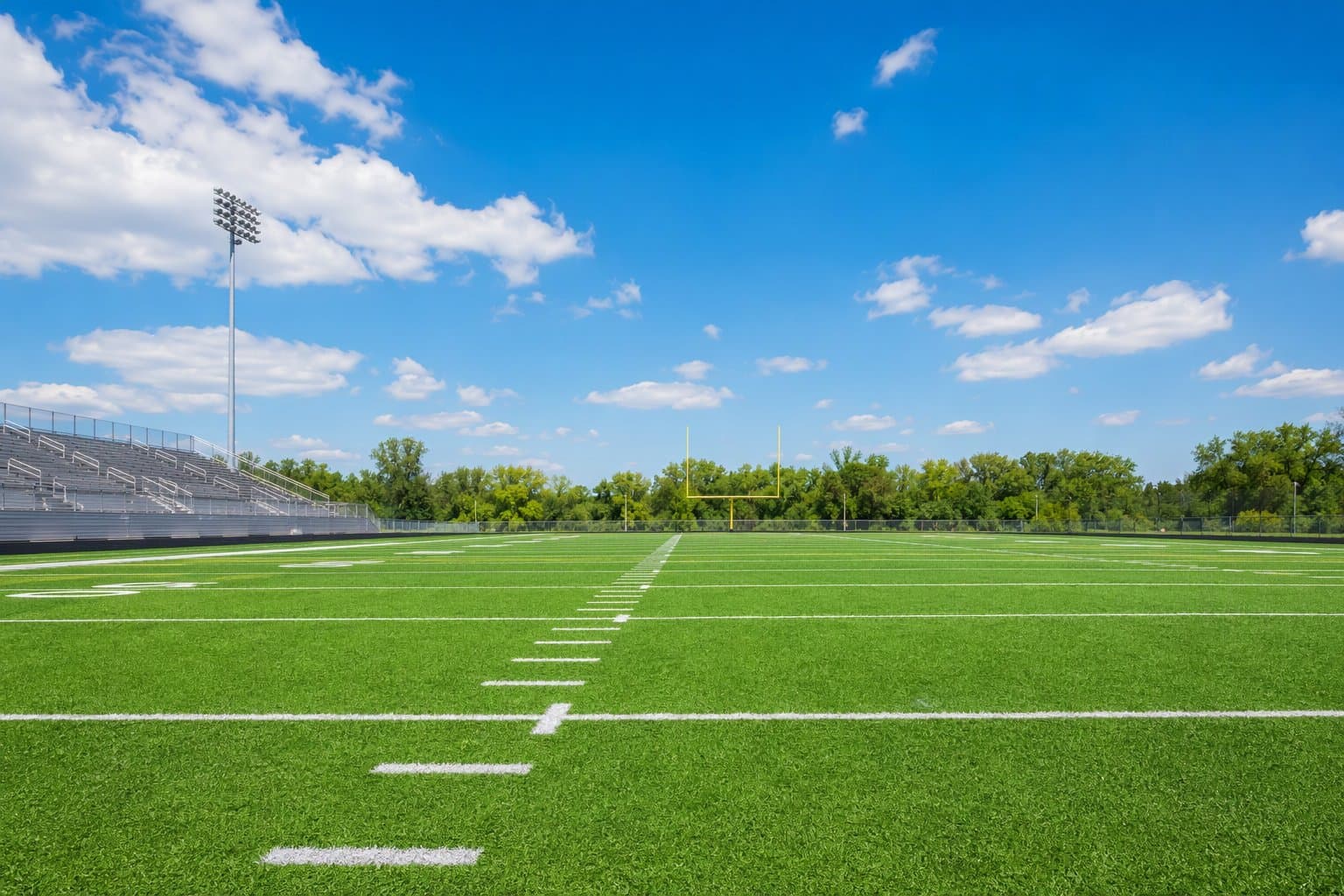 High School Football Field - illustration, Jake Team LLC