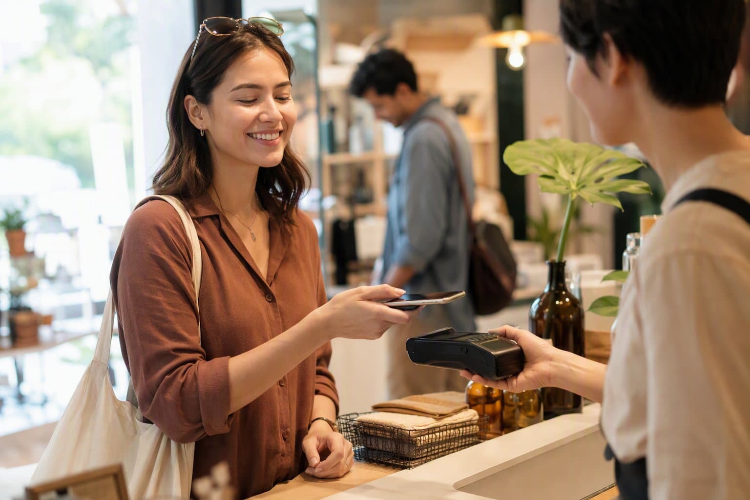 Contactless Retail - illustration, Jake Team LLC