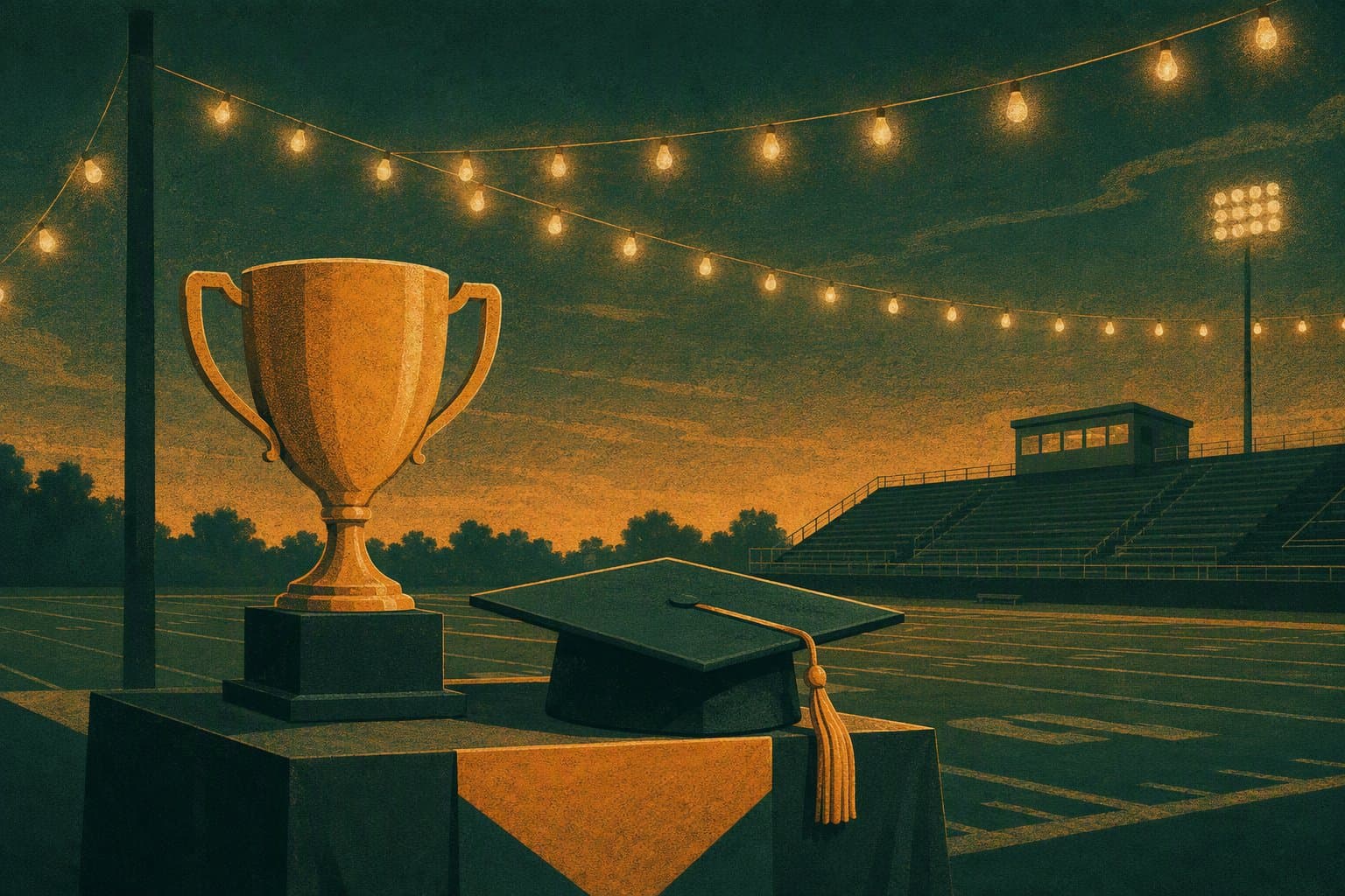 Senior Night - illustration, Jake Team LLC