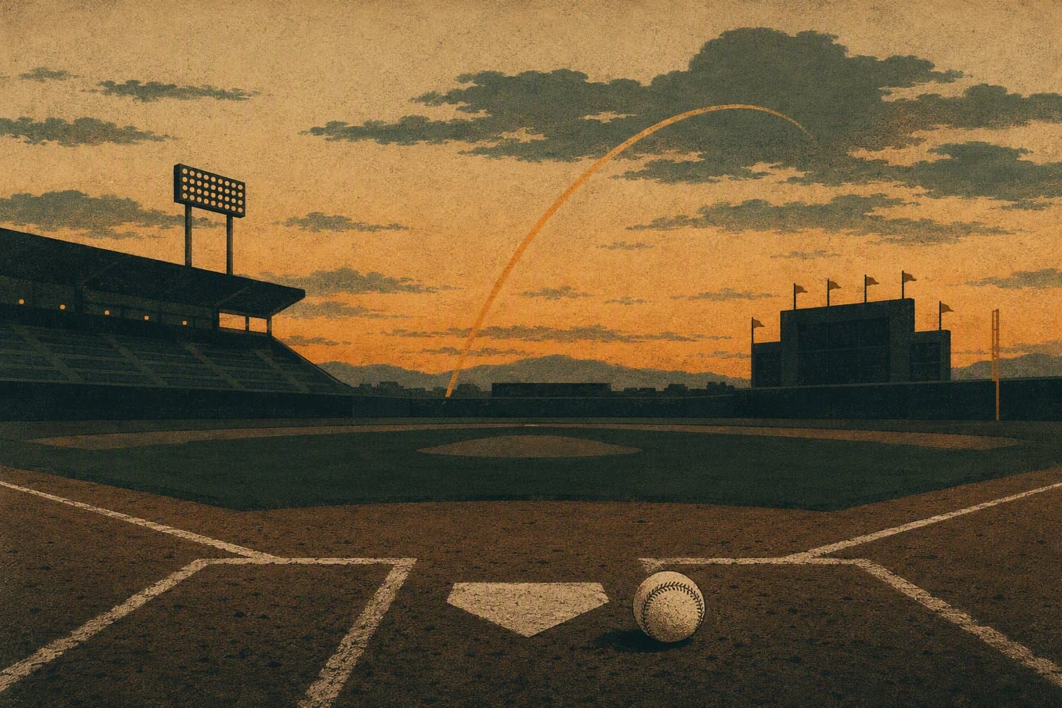 10th inning baseball - illustration, Jake Team LLC