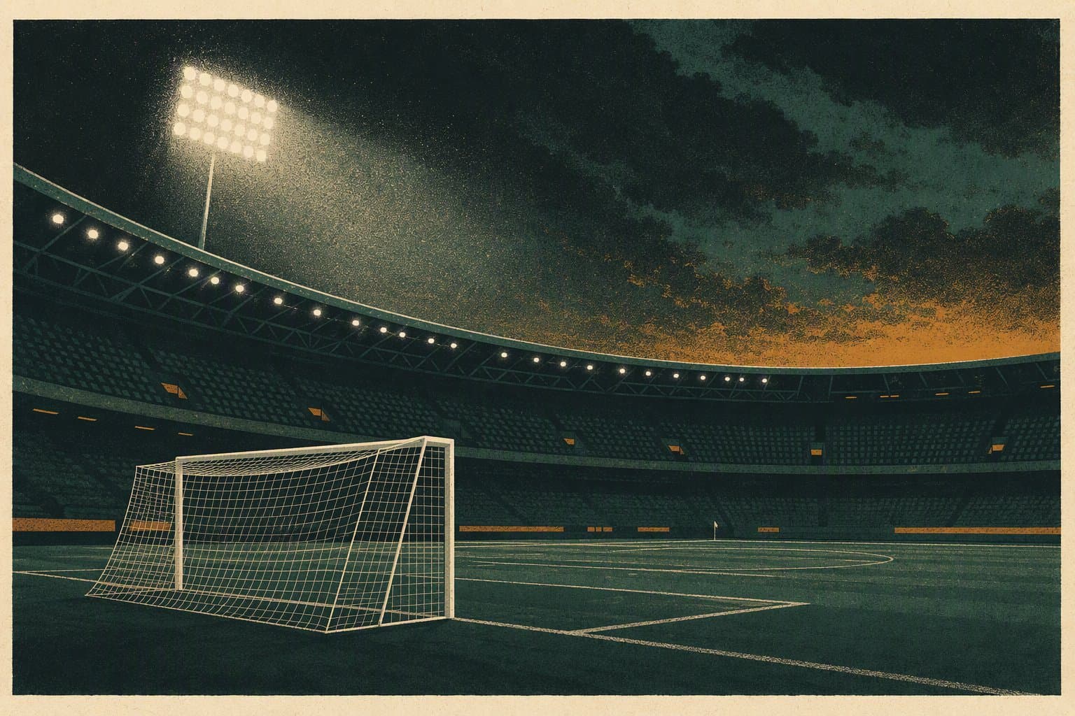 Late Drama Soccer - illustration, Jake Team LLC