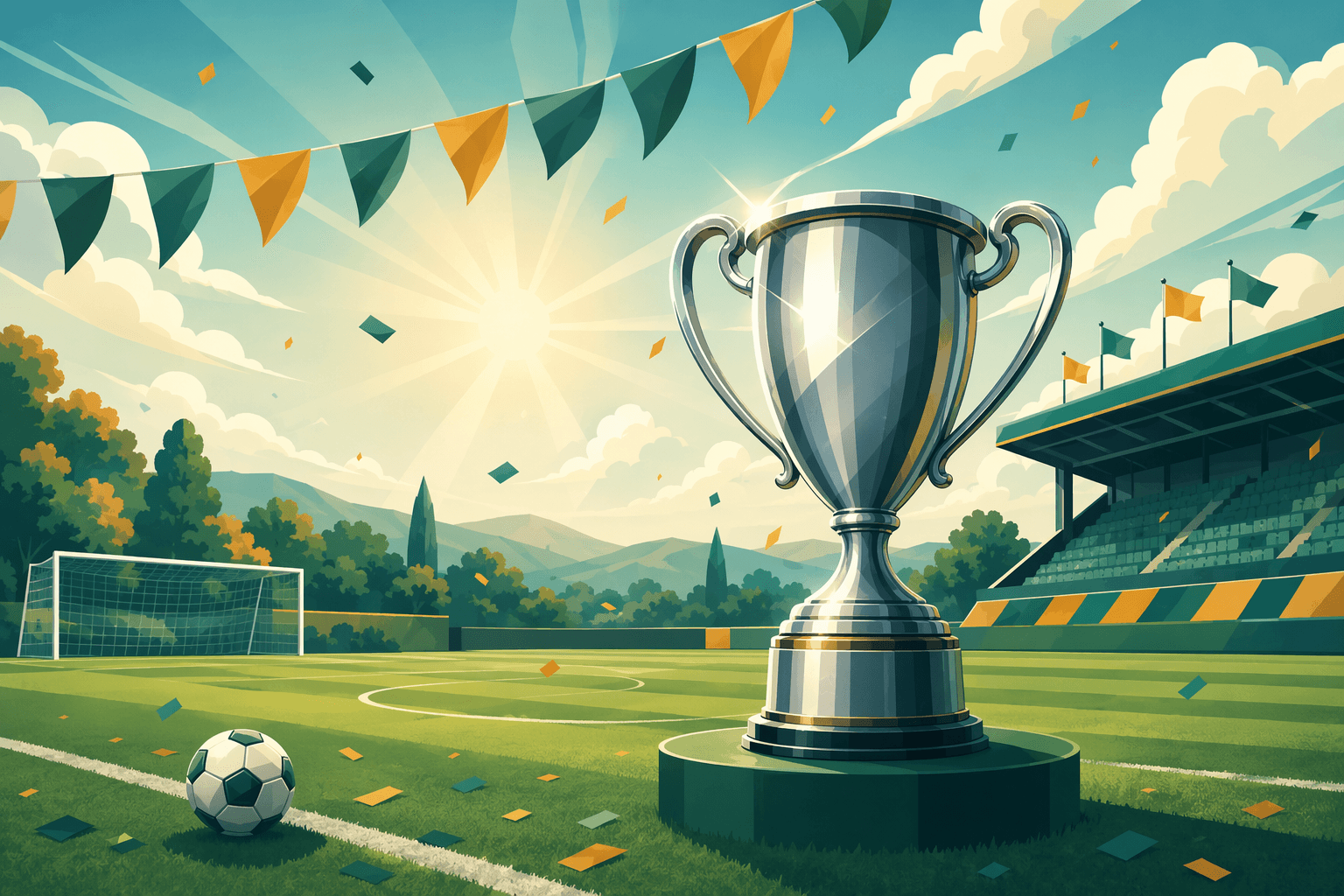 Soccer Victory Celebration - illustration, Jake Team LLC