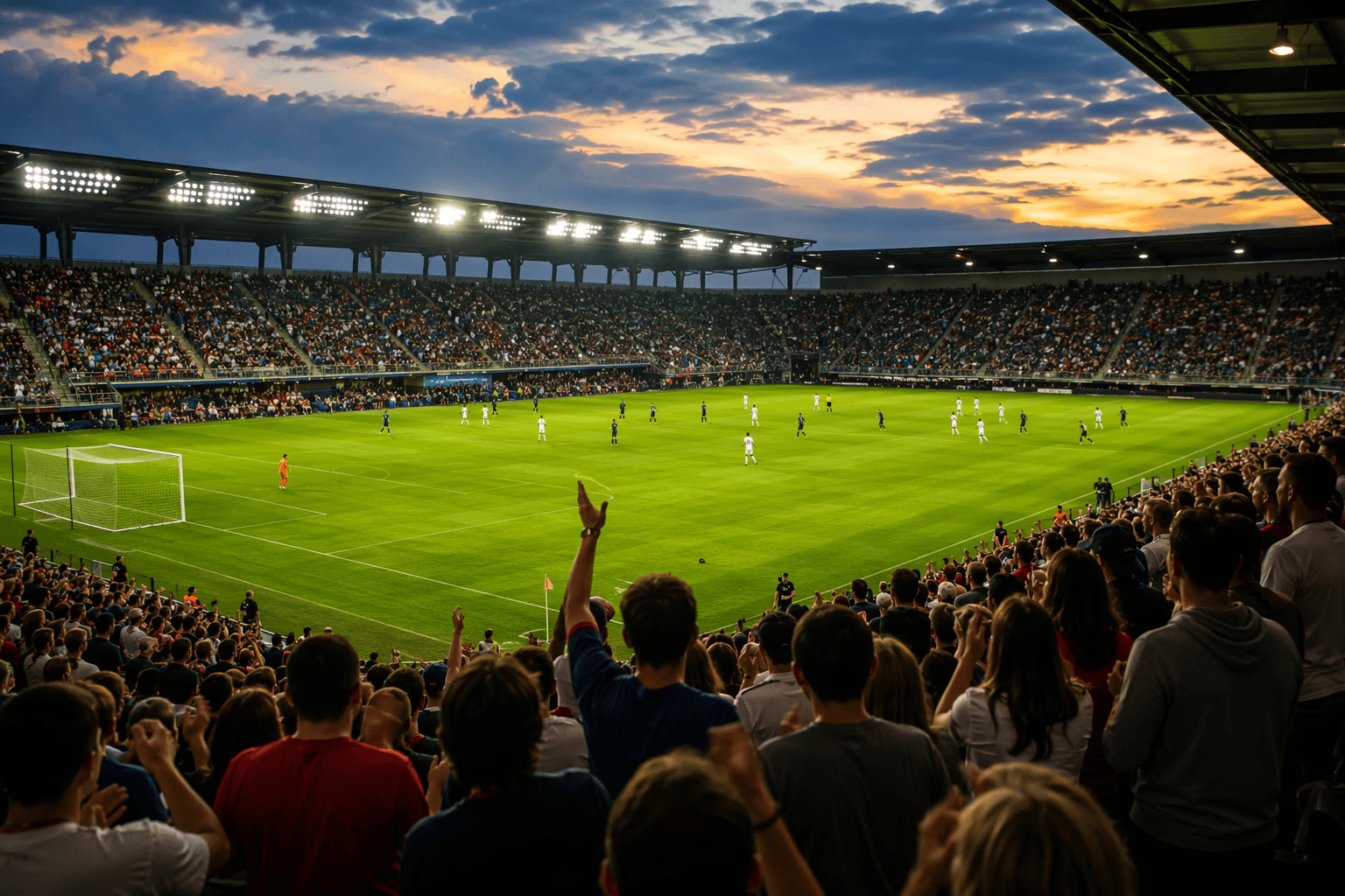 Soccer Match Atmosphere - illustration, Jake Team LLC