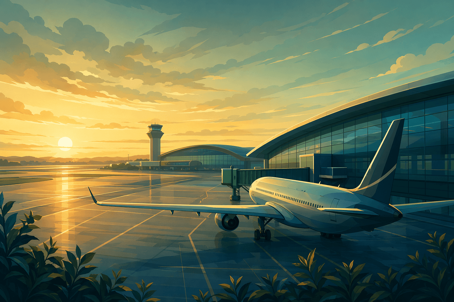 Airport launch - illustration, Jake Team LLC