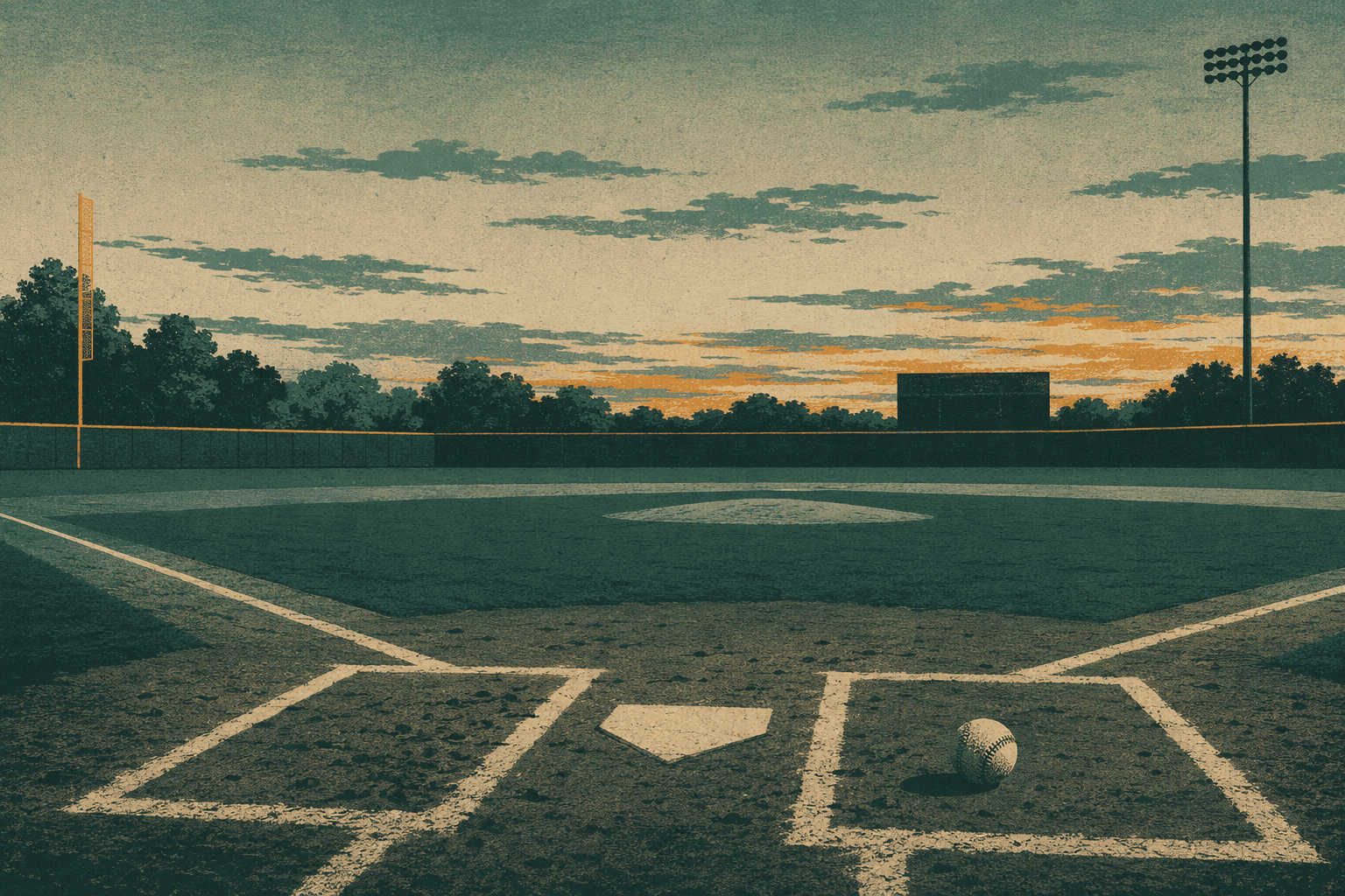 baseball stadium - illustration, Jake Team LLC
