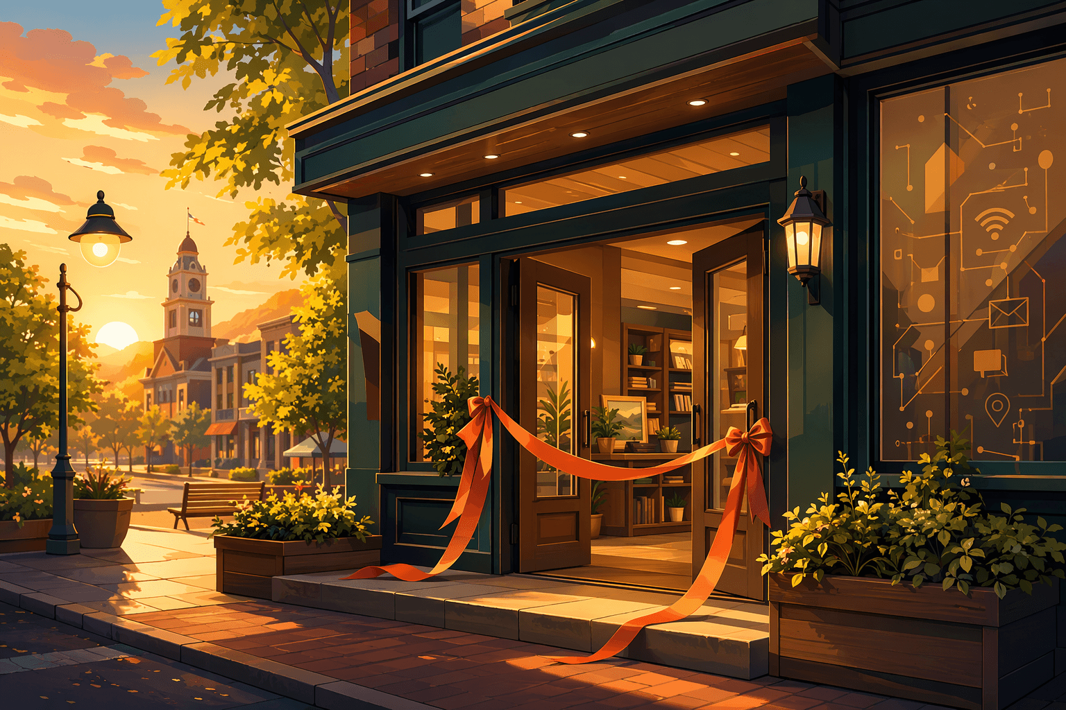 Food hall opening - illustration, Jake Team LLC