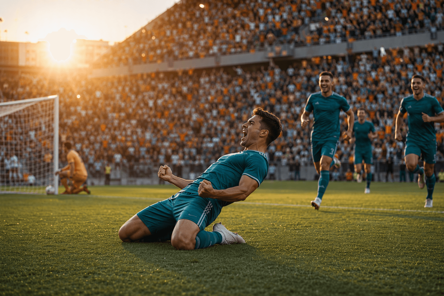soccer victory - illustration, Jake Team LLC