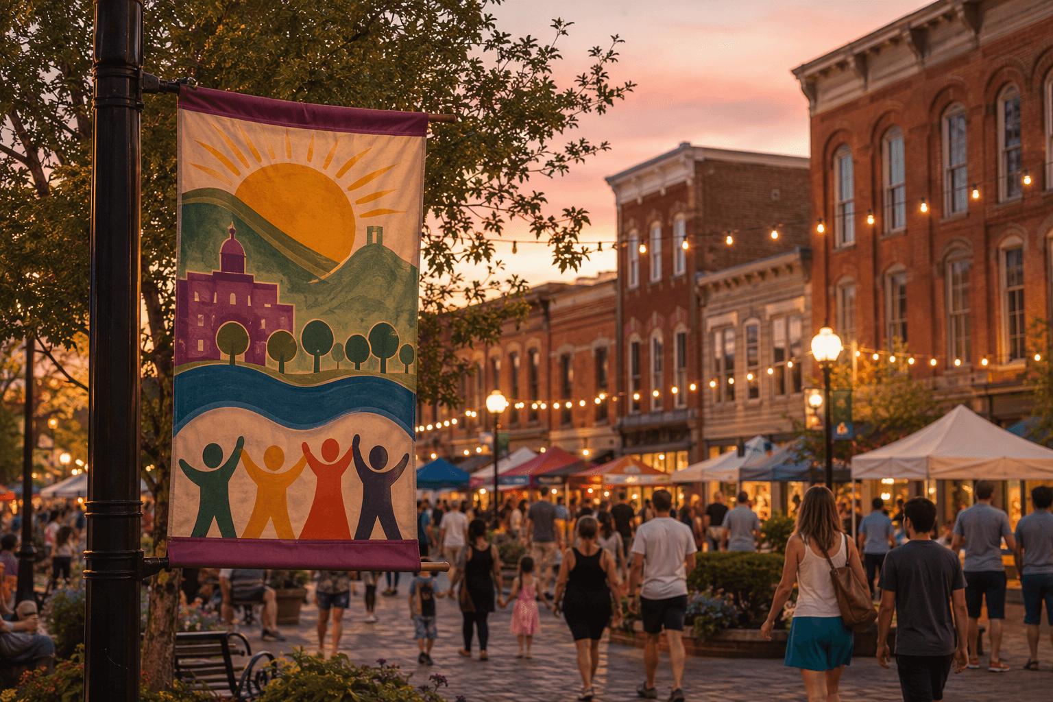 community celebration - illustration, Jake Team LLC
