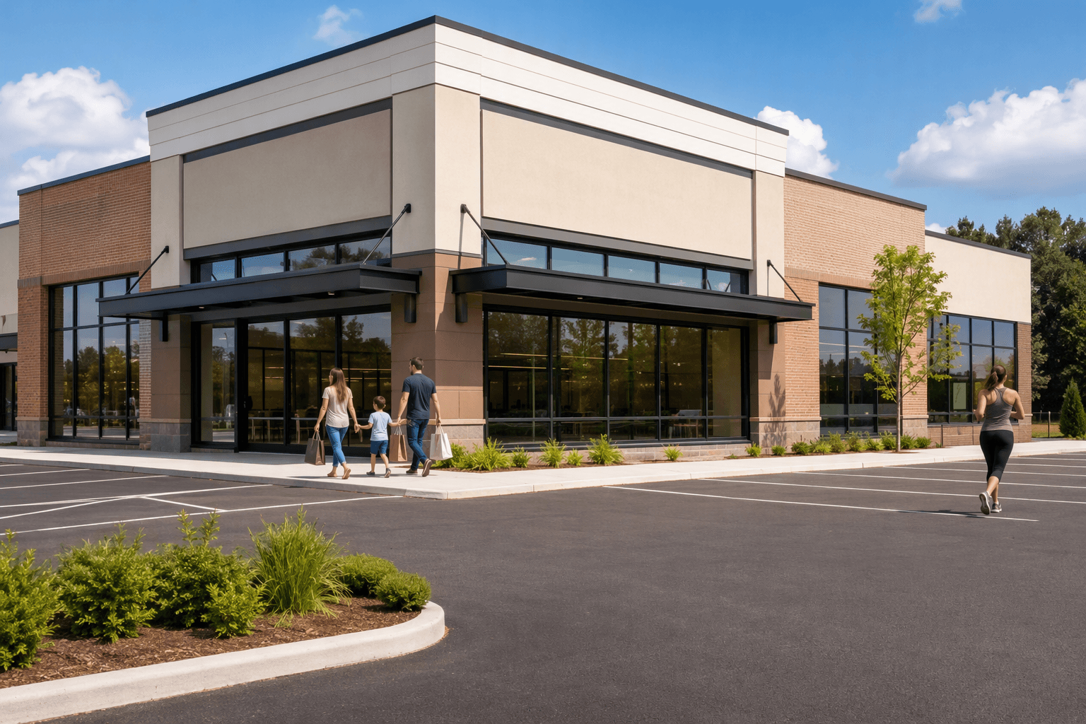 Local retail storefront - illustration, Jake Team LLC