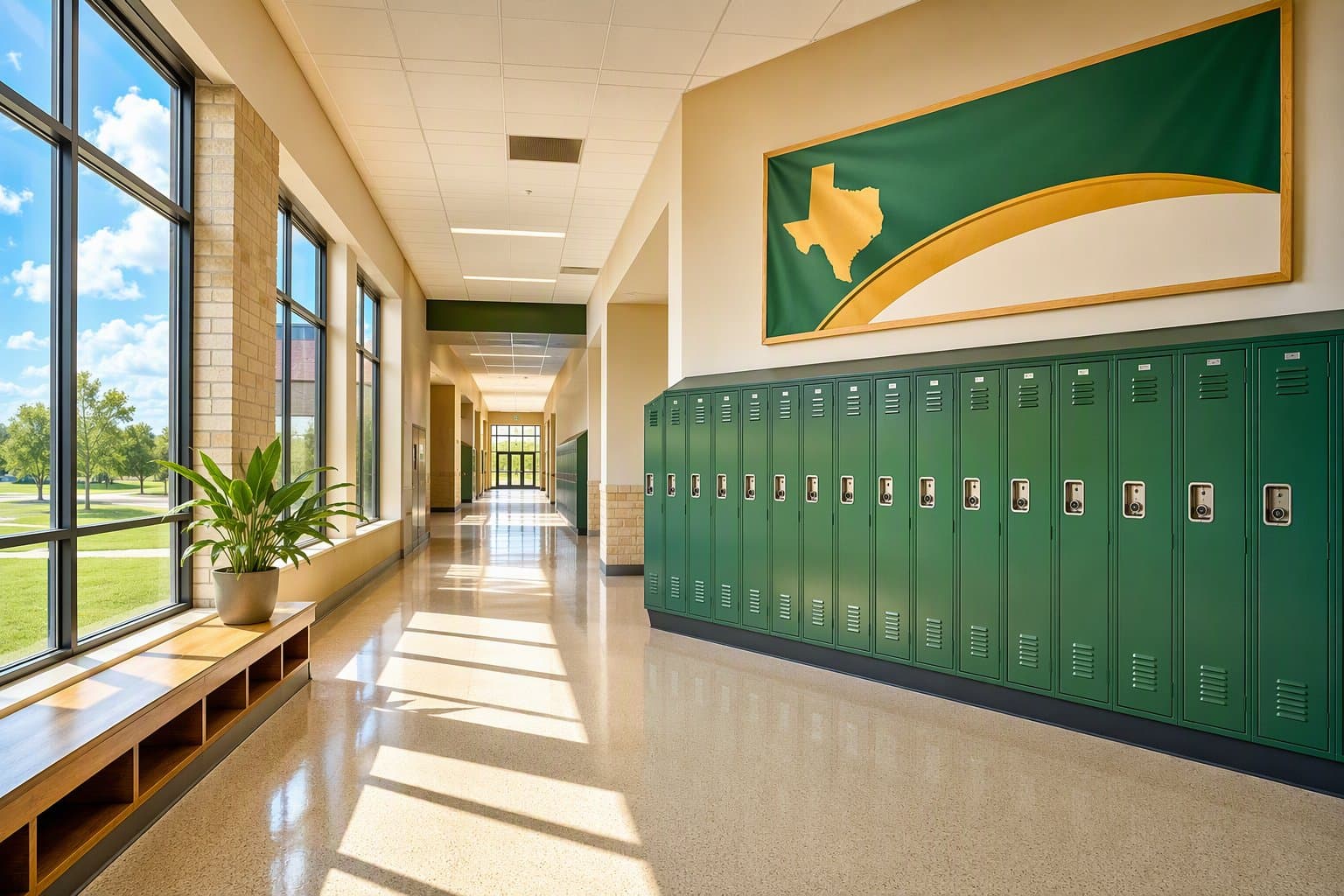 rural texas school growth - illustration, Jake Team LLC