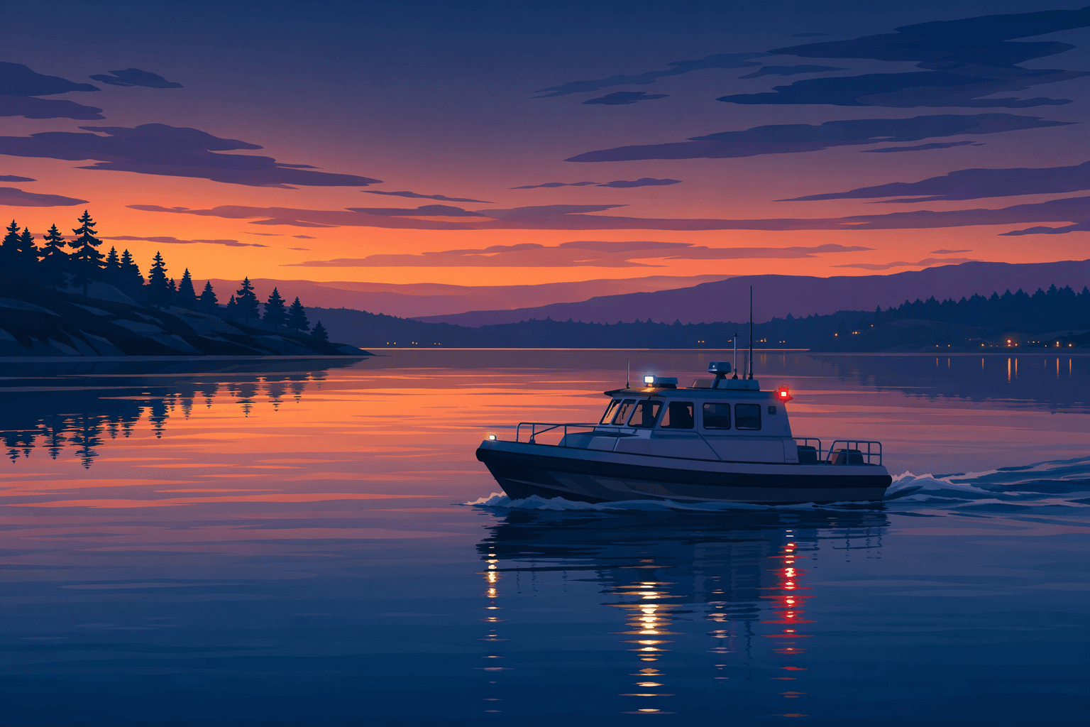 Waterway security - illustration, Jake Team LLC