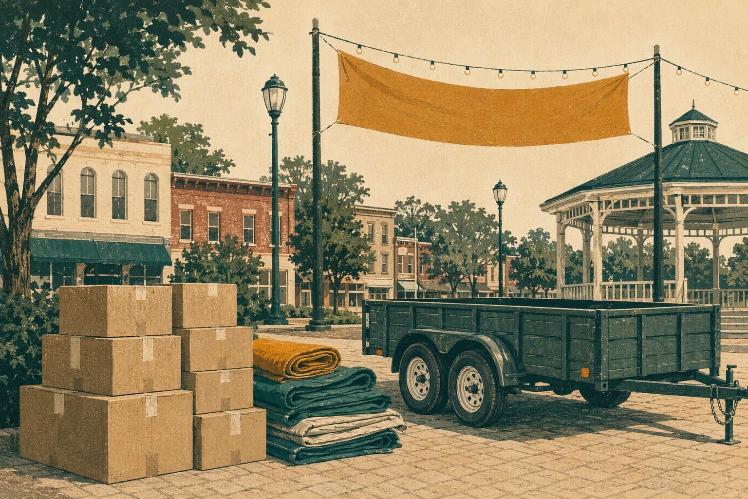 Community Relief - illustration, Jake Team LLC