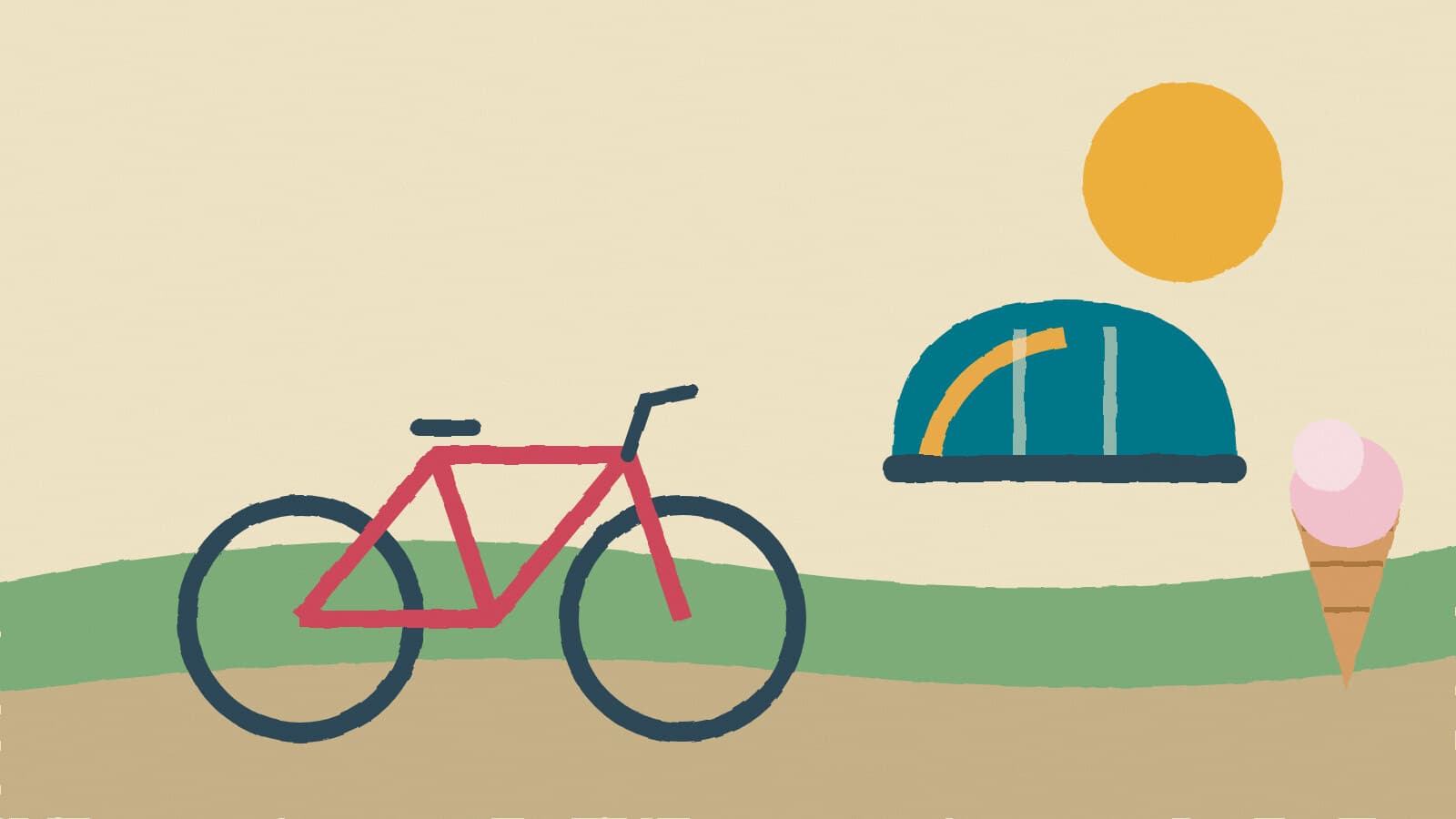 Kids' bike safety campaign - illustration, Jake Team LLC