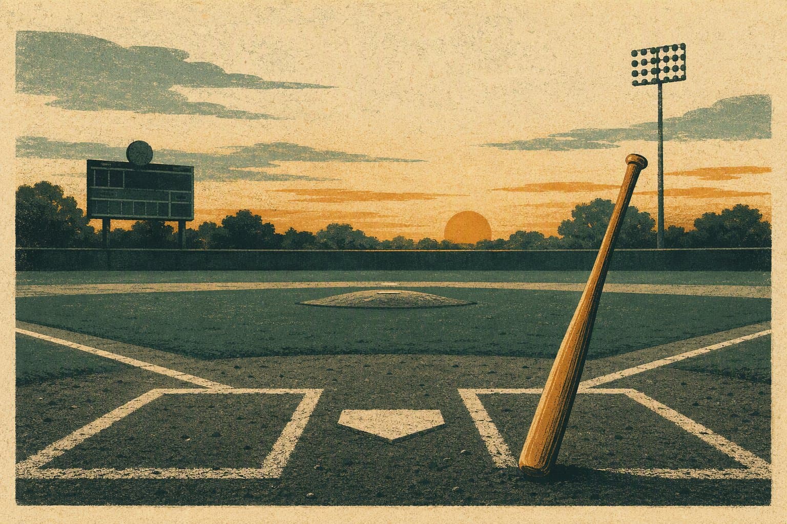Baseball Victory - illustration, Jake Team LLC