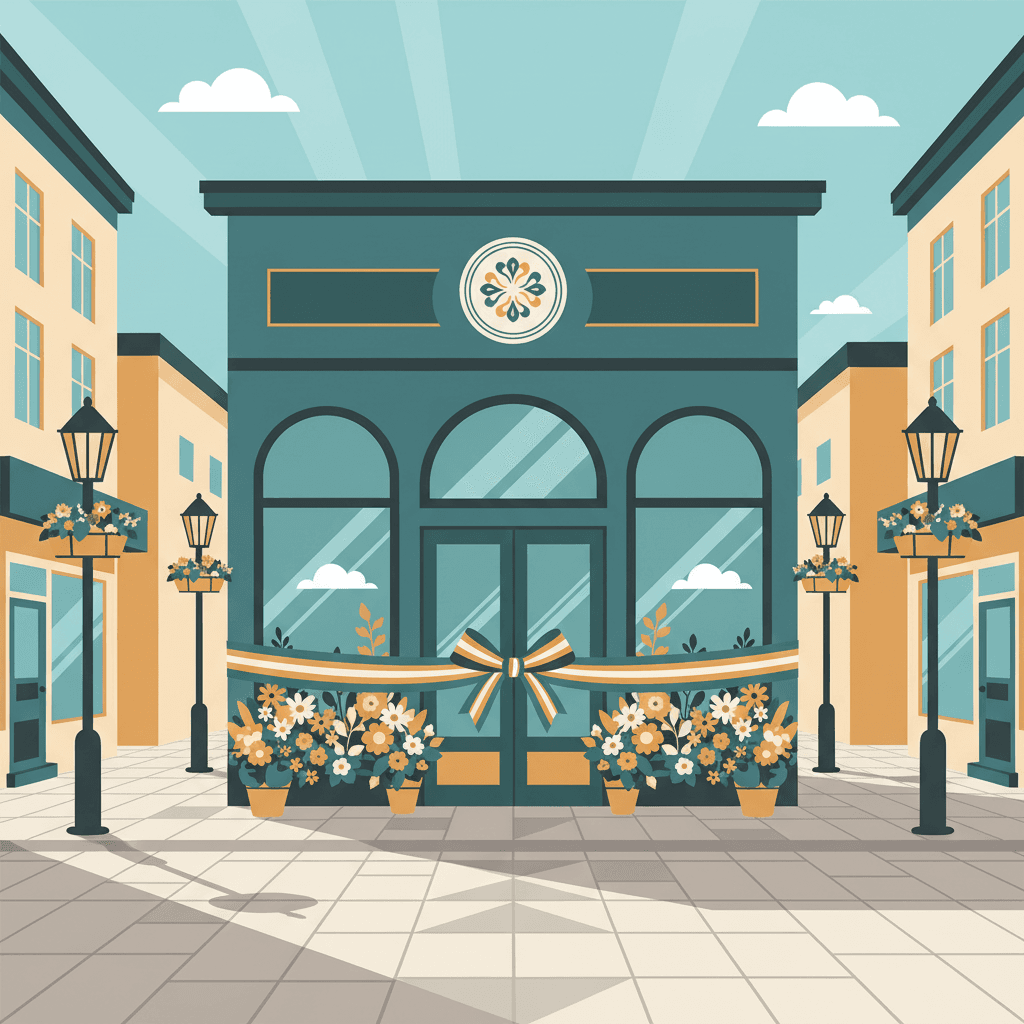 New Business Opening - illustration, Jake Team LLC